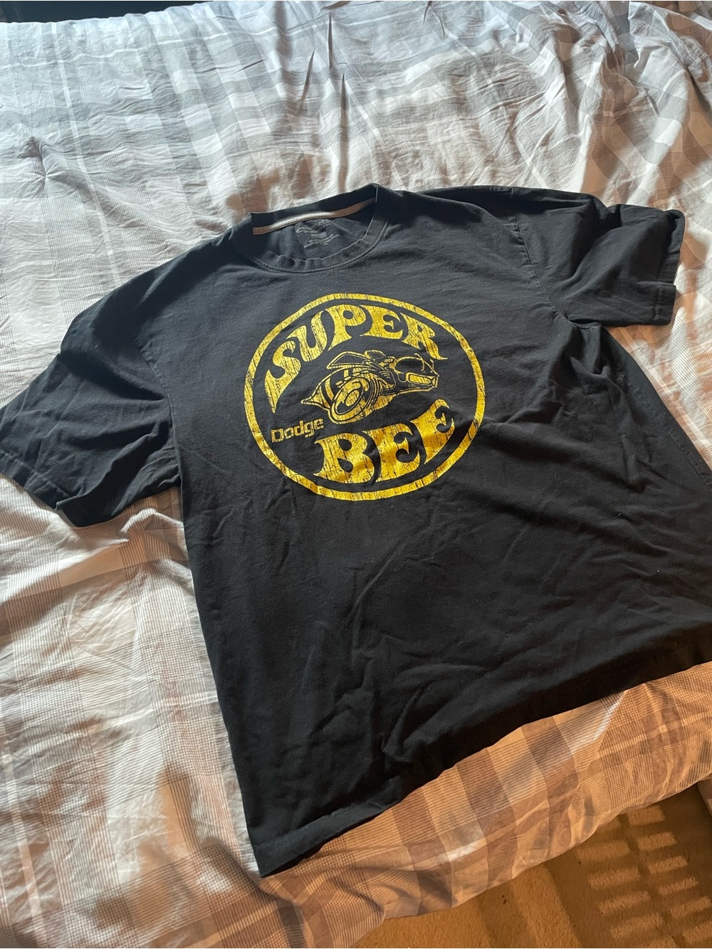Dodge Super Bee Black Short Sleeve Graphic Tee